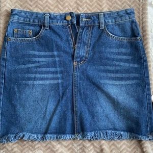 Jean Skirt